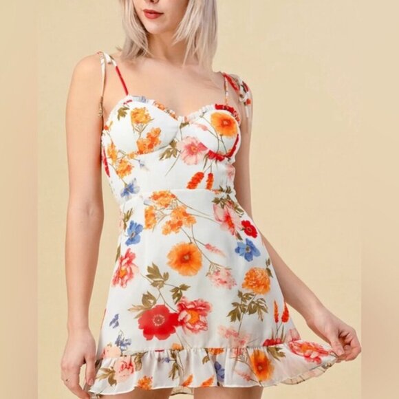 Beivy Dresses & Skirts - Beivy floral dress Goergeous and Cute ✨💕💕 SZ L
